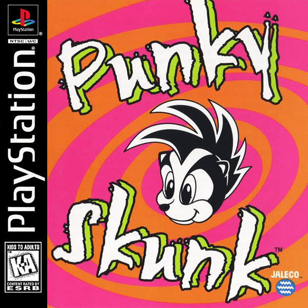 Punky Skunk box art for Playstation